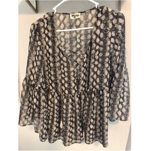 Show Me Your Mumu Lace Up Top